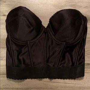 Backless, strapless balconette bra